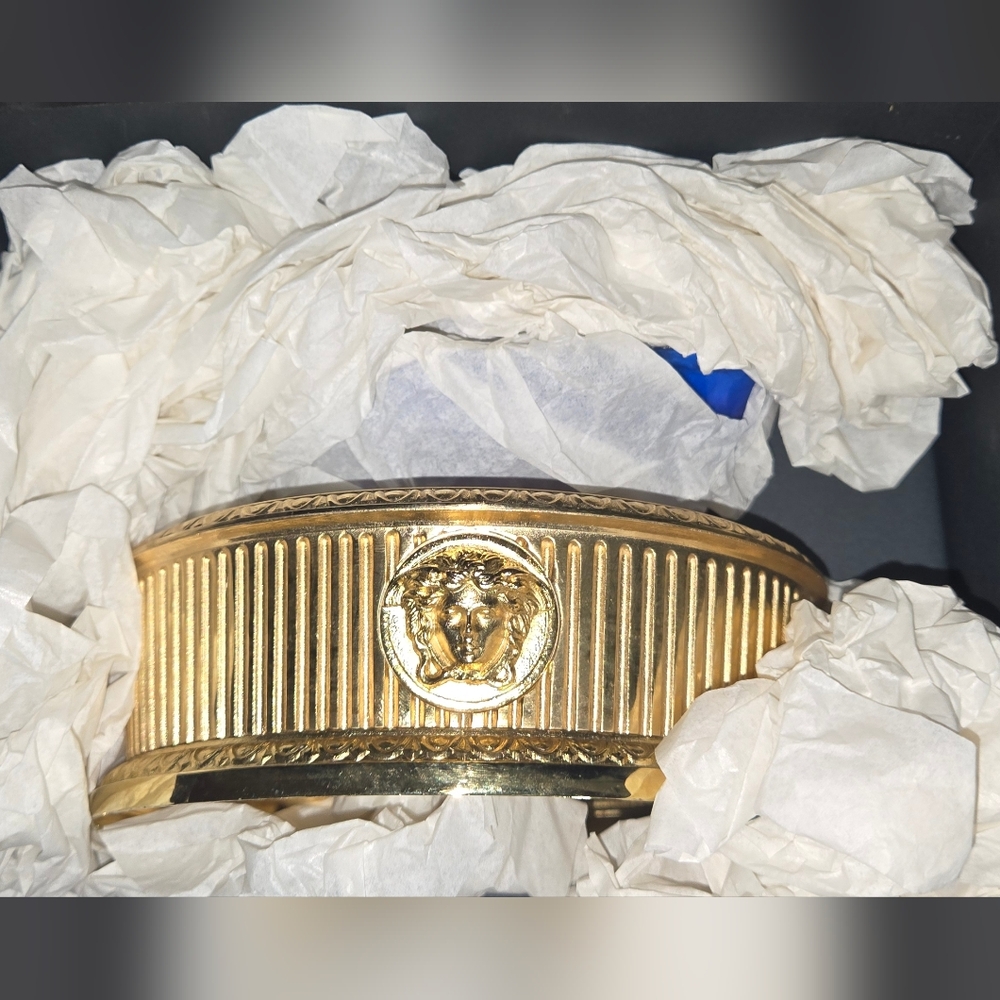 Vintage VERSACE Gold Plated Soap Dish